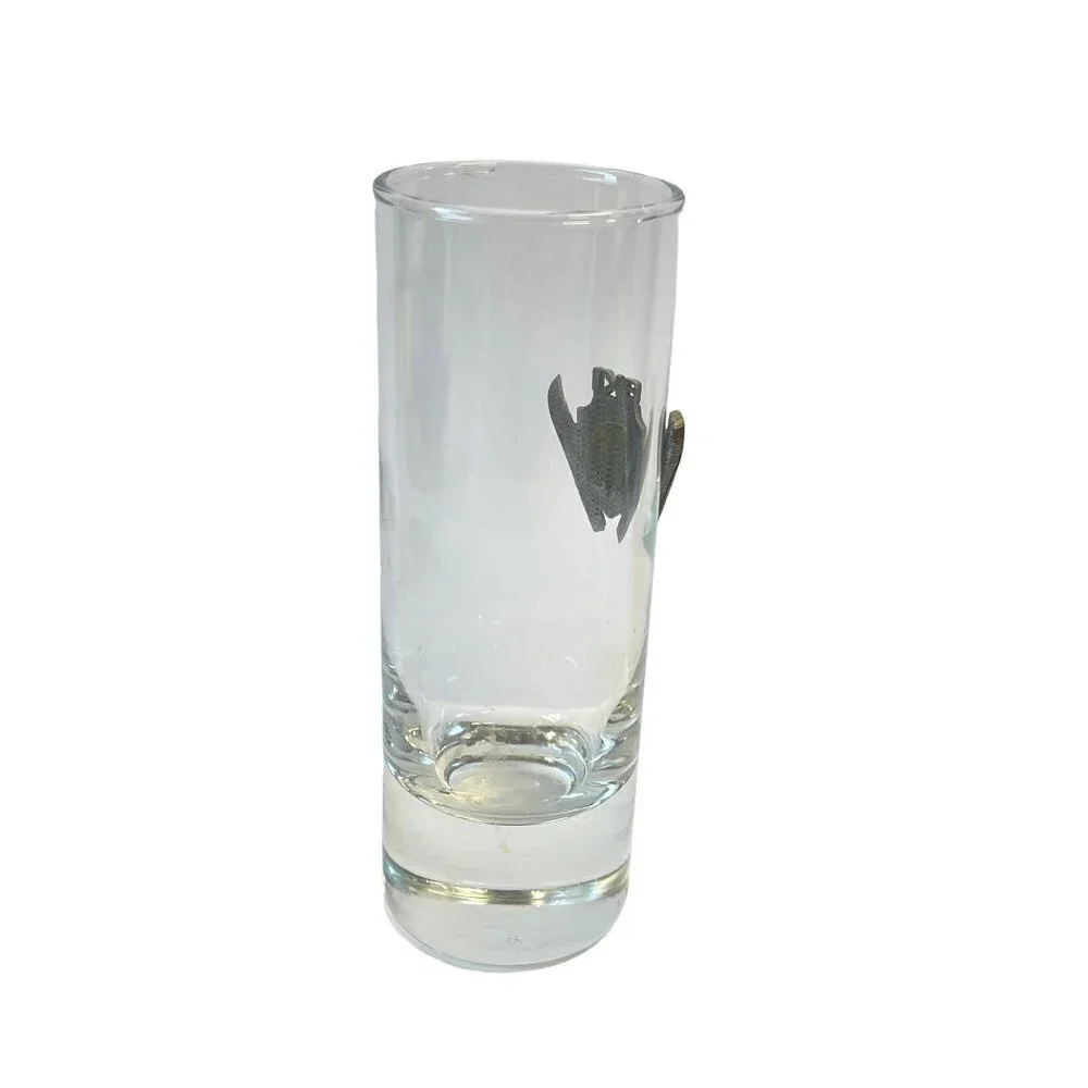 Shot Glass Vail SKI‎ Resort Pewter Emblem Vintage